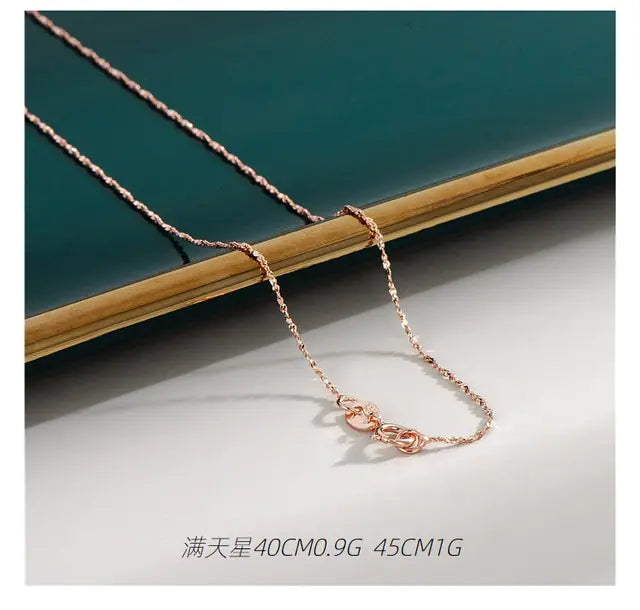 18K Rose Gold Plated Necklaces